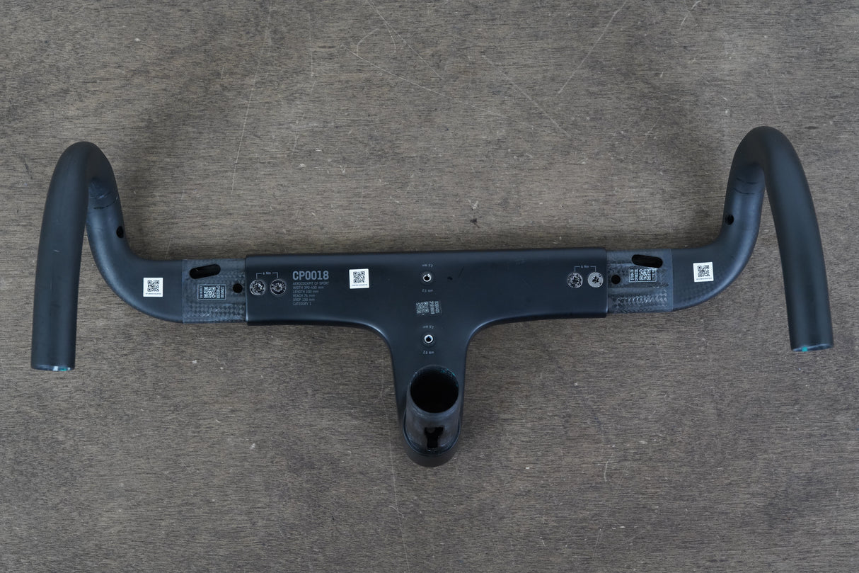 39cm - 43cm 90mm Canyon CP0018 T-Bar + Drops Integrated Carbon Barstem Handlebar