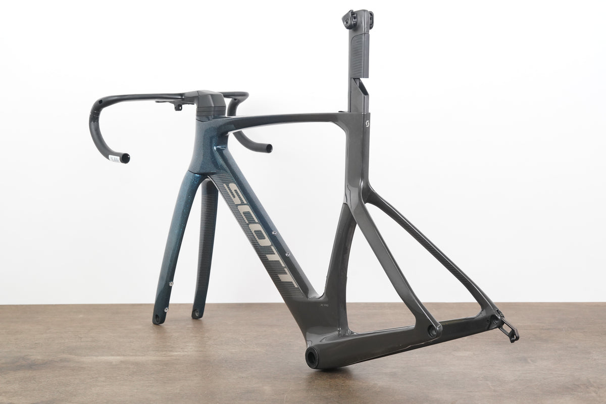 2024 M (54cm) Scott Foil RC Pro Carbon Aero Disc Brake Road Frameset + Cockpit