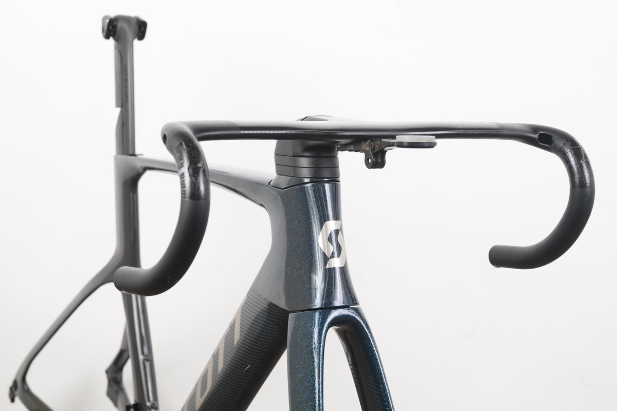 2024 M (54cm) Scott Foil RC Pro Carbon Aero Disc Brake Road Frameset + Cockpit