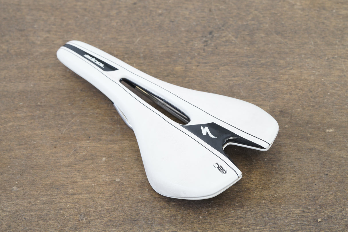 143mm Specialized Toupe Gel Expert Titanium Rail Road Saddle 217g