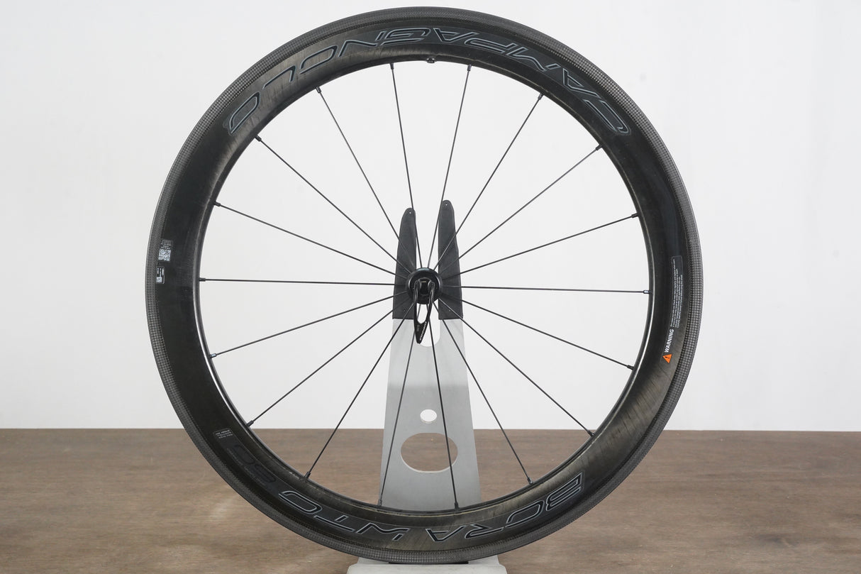 FRONT Campagnolo Bora WTO 60 Carbon Tubeless Clincher Rim Brake Wheel