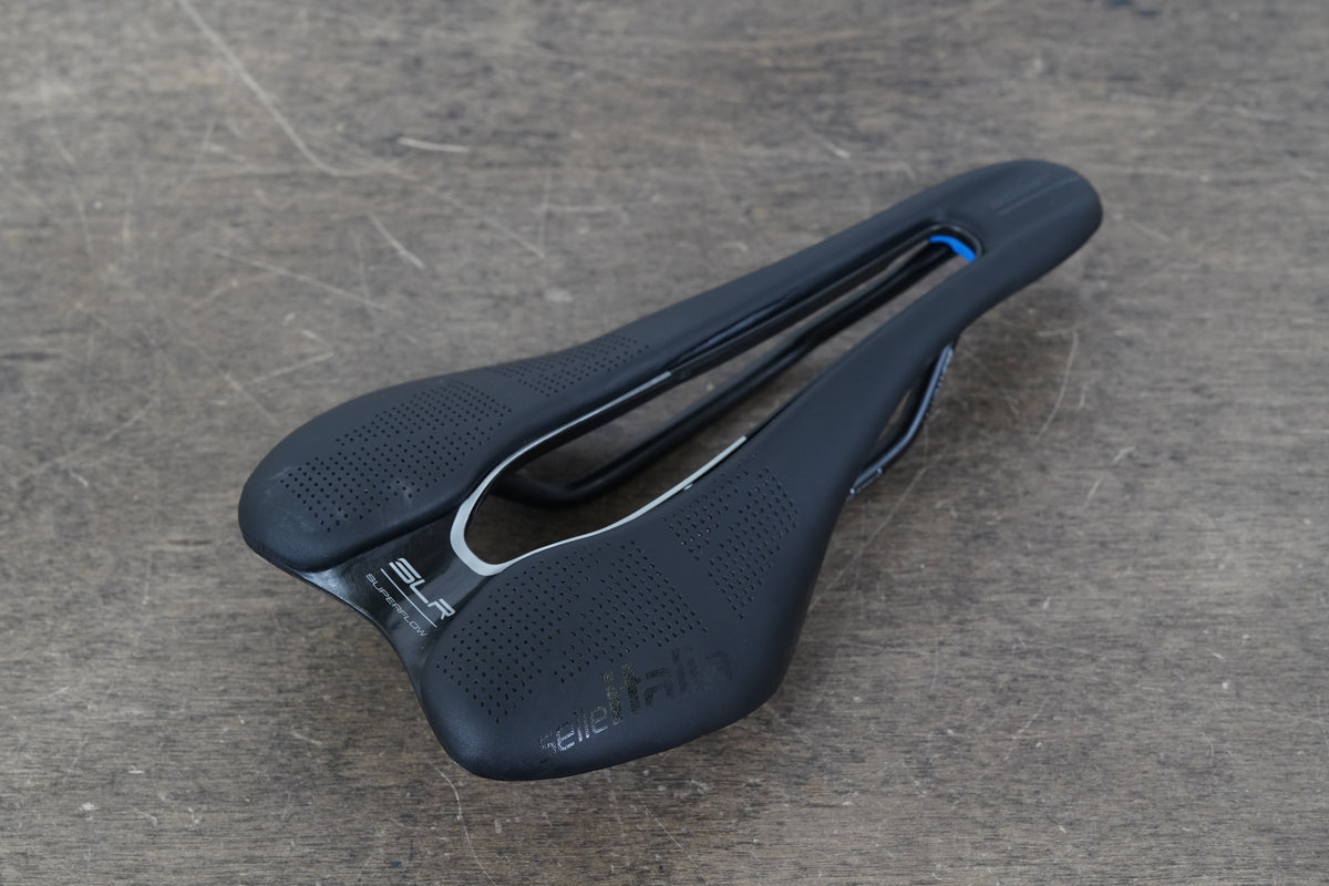 130mm Selle Italia SLR Superflow Boost Manganese Rail Road Saddle 178g