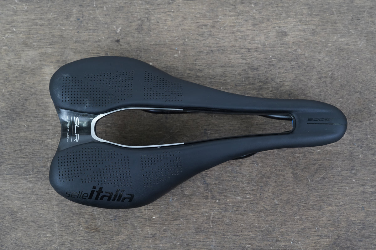 130mm Selle Italia SLR Superflow Boost Manganese Rail Road Saddle 178g