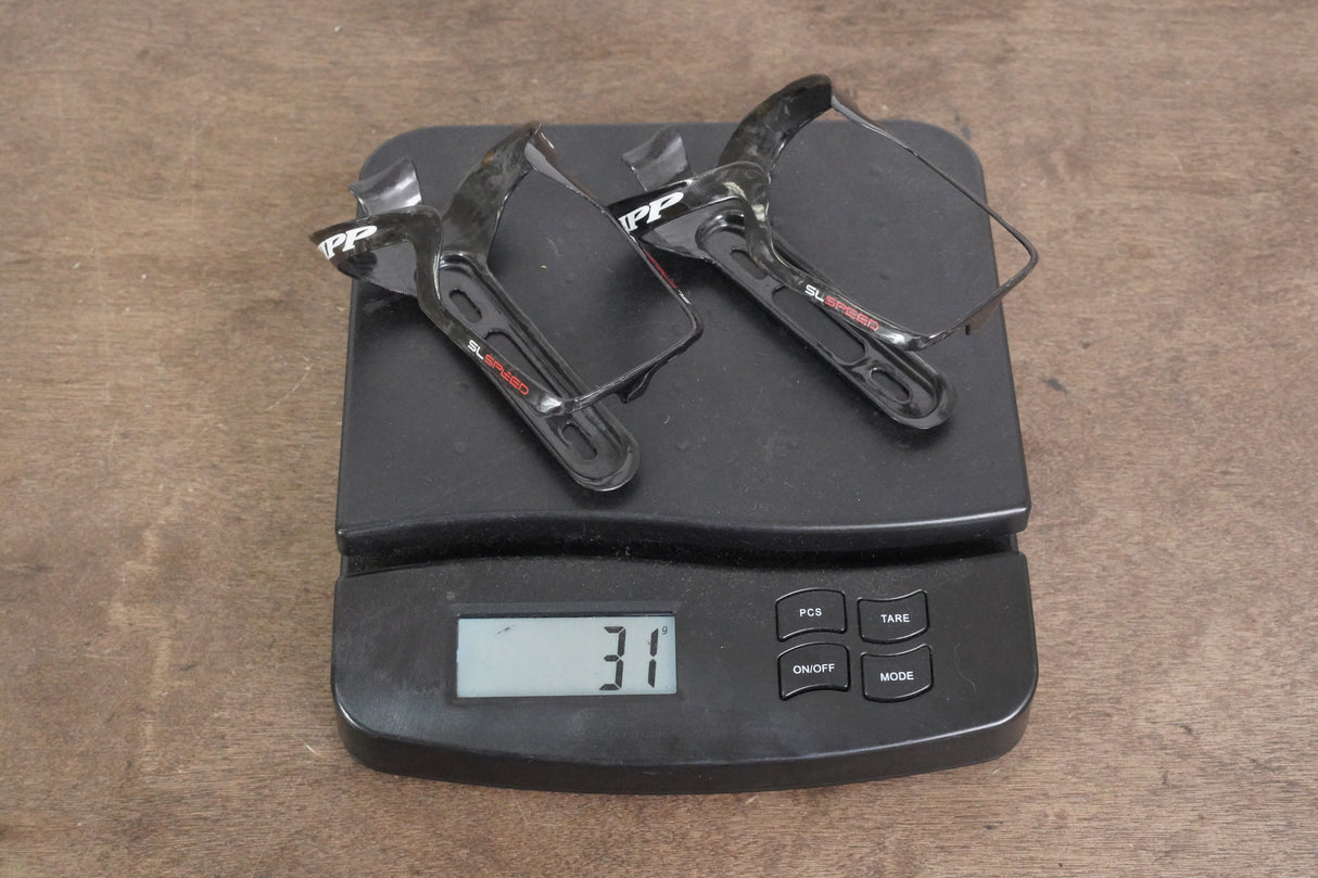 (2) Zipp SL Speed Carbon Water Bottle Cages 31g