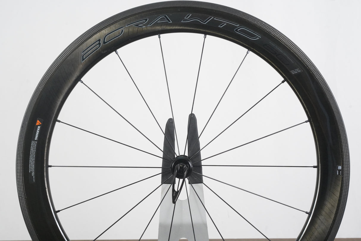 FRONT Campagnolo Bora WTO 60 Carbon Tubeless Clincher Rim Brake Wheel
