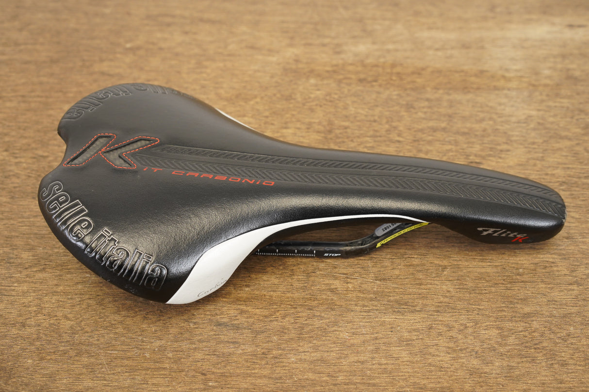 145mm Selle Italia Flite K Kit Carbonio Carbon Rail Road Saddle 176g