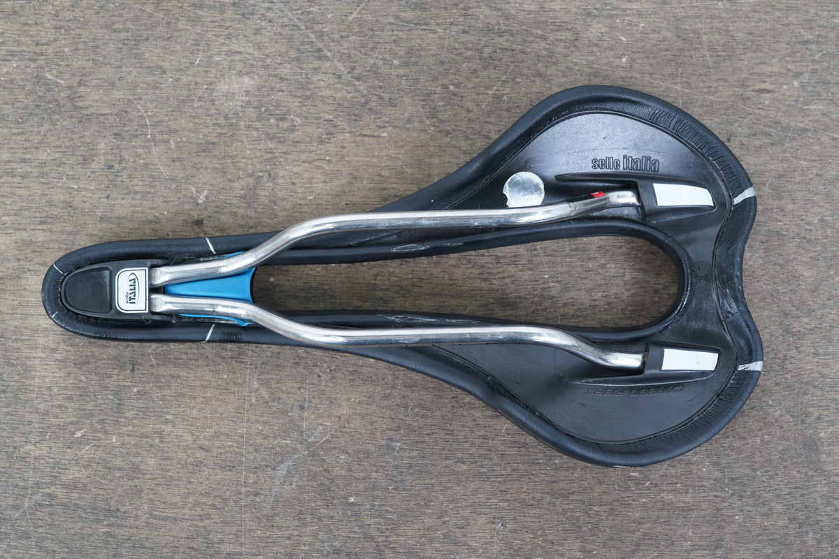 142mm Selle Italia SLR Superflow Titanium Rail Road Saddle 184g