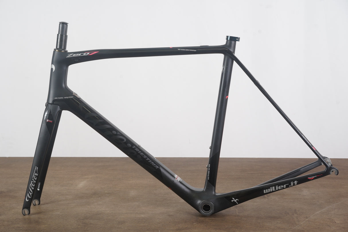 L (Large) Wilier Triestina Zero 7 Carbon Rim Brake Road Frameset Zero.7