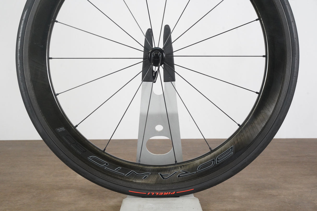 FRONT Campagnolo Bora WTO 60 Carbon Tubeless Clincher Rim Brake Wheel