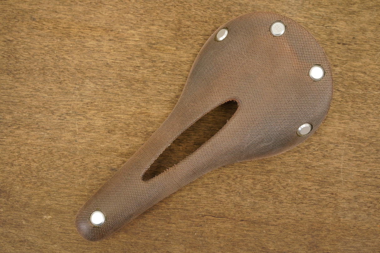 155mm Brooks C15 Cambium Carved Steel Rail Road Saddle 410g