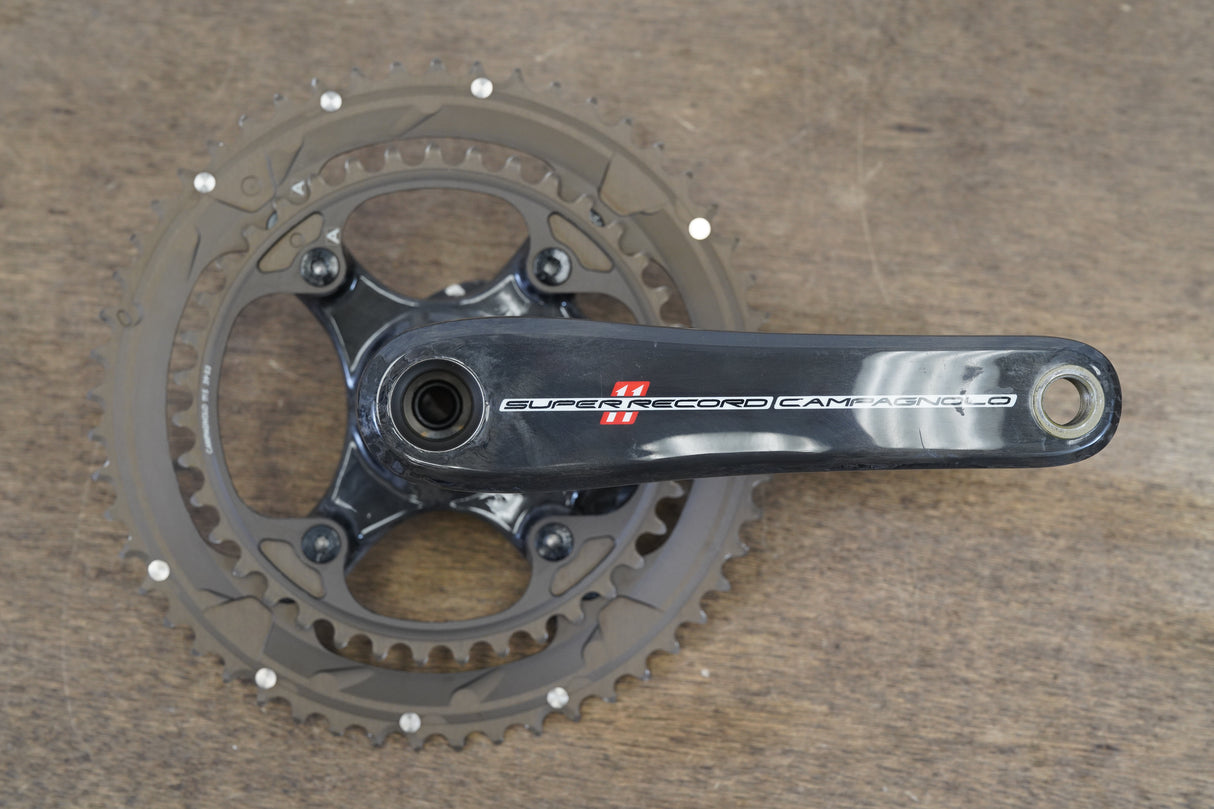 170mm 53/39T Campagnolo Super Record 11 Speed Carbon Crankset 618g