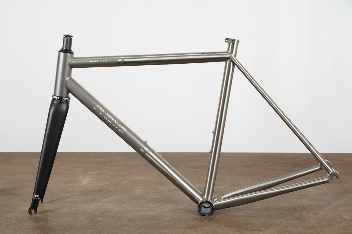 54cm Curve Belgie eTap Titanium Rim Brake Road Frameset