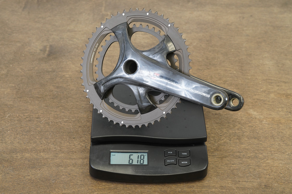 170mm 53/39T Campagnolo Super Record 11 Speed Carbon Crankset 618g