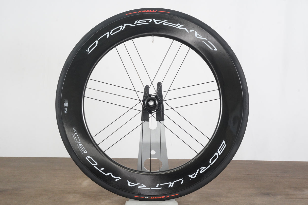 FRONT Campagnolo Bora Ultra WTO 80 Carbon Tubeless Clincher Disc Brake Wheel