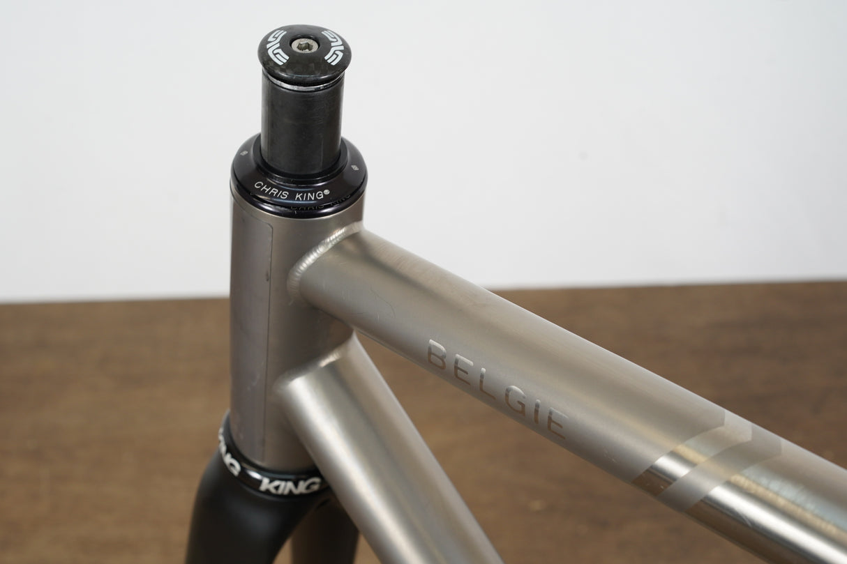 54cm Curve Belgie eTap Titanium Rim Brake Road Frameset