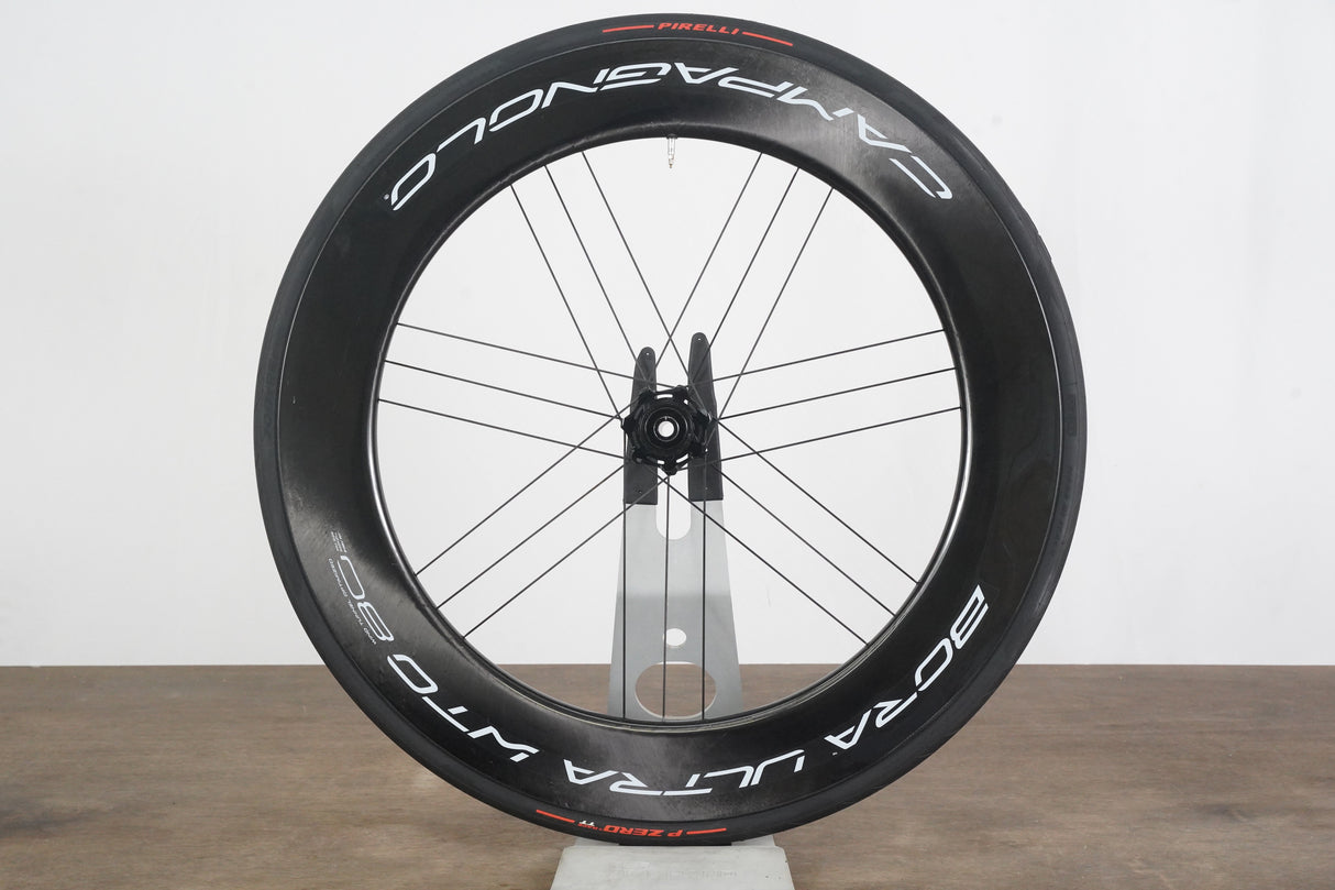 FRONT Campagnolo Bora Ultra WTO 80 Carbon Tubeless Clincher Disc Brake Wheel