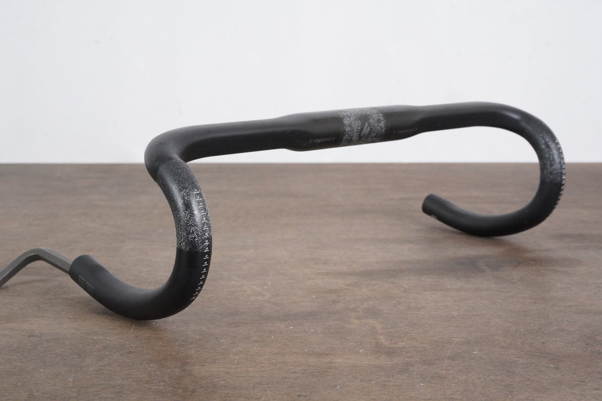 42cm Specialized S-WORKS Shallow Bend Carbon Compact Road Handlebar 31.8mm