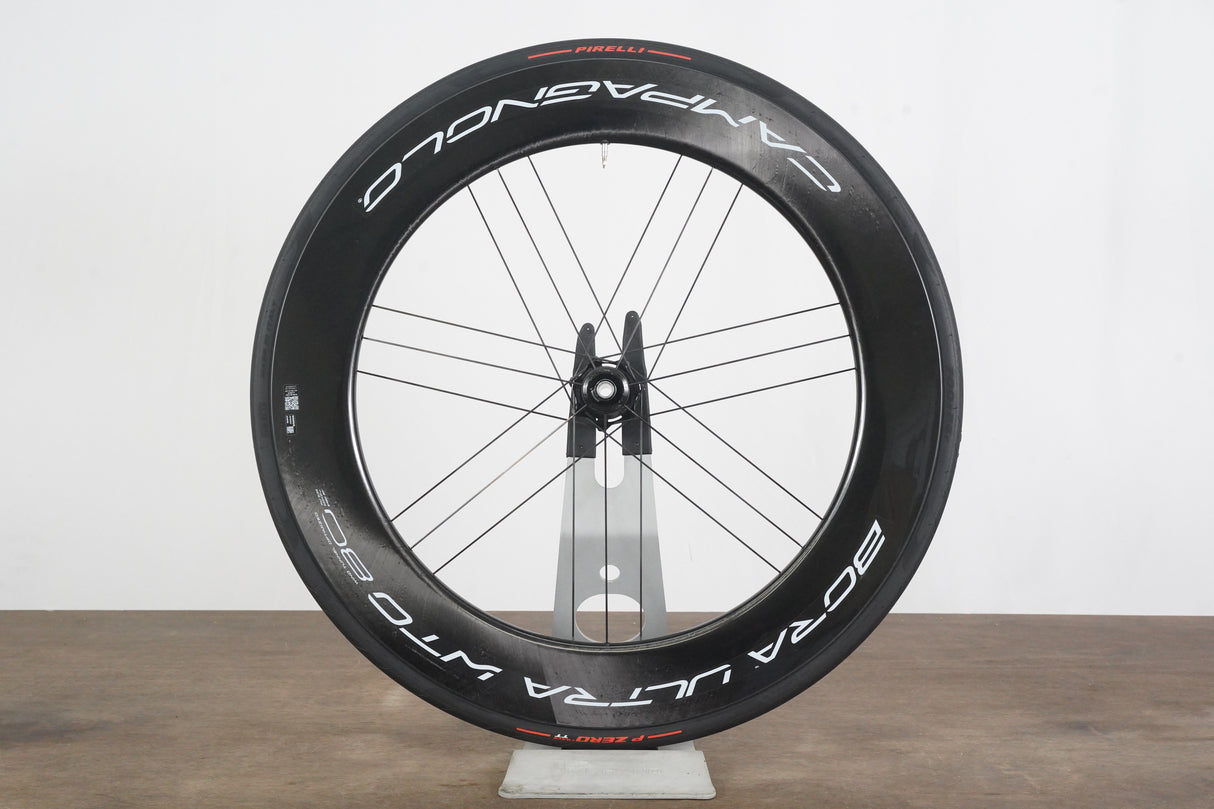 FRONT Campagnolo Bora Ultra WTO 80 Carbon Tubeless Clincher Disc Brake Wheel