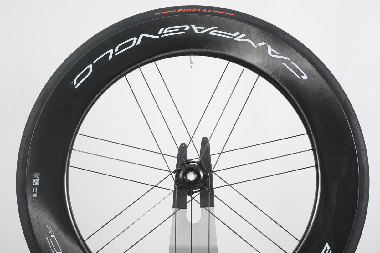 FRONT Campagnolo Bora Ultra WTO 80 Carbon Tubeless Clincher Disc Brake Wheel