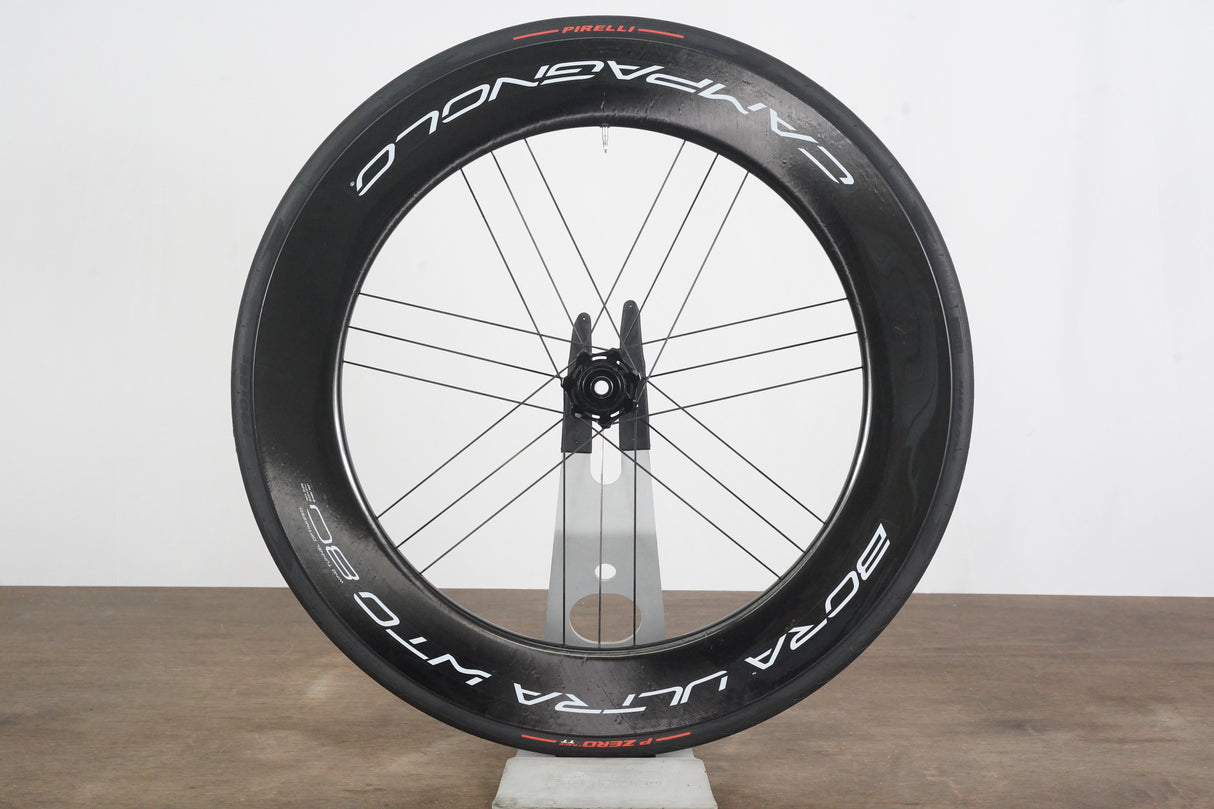 FRONT Campagnolo Bora Ultra WTO 80 Carbon Tubeless Clincher Disc Brake Wheel