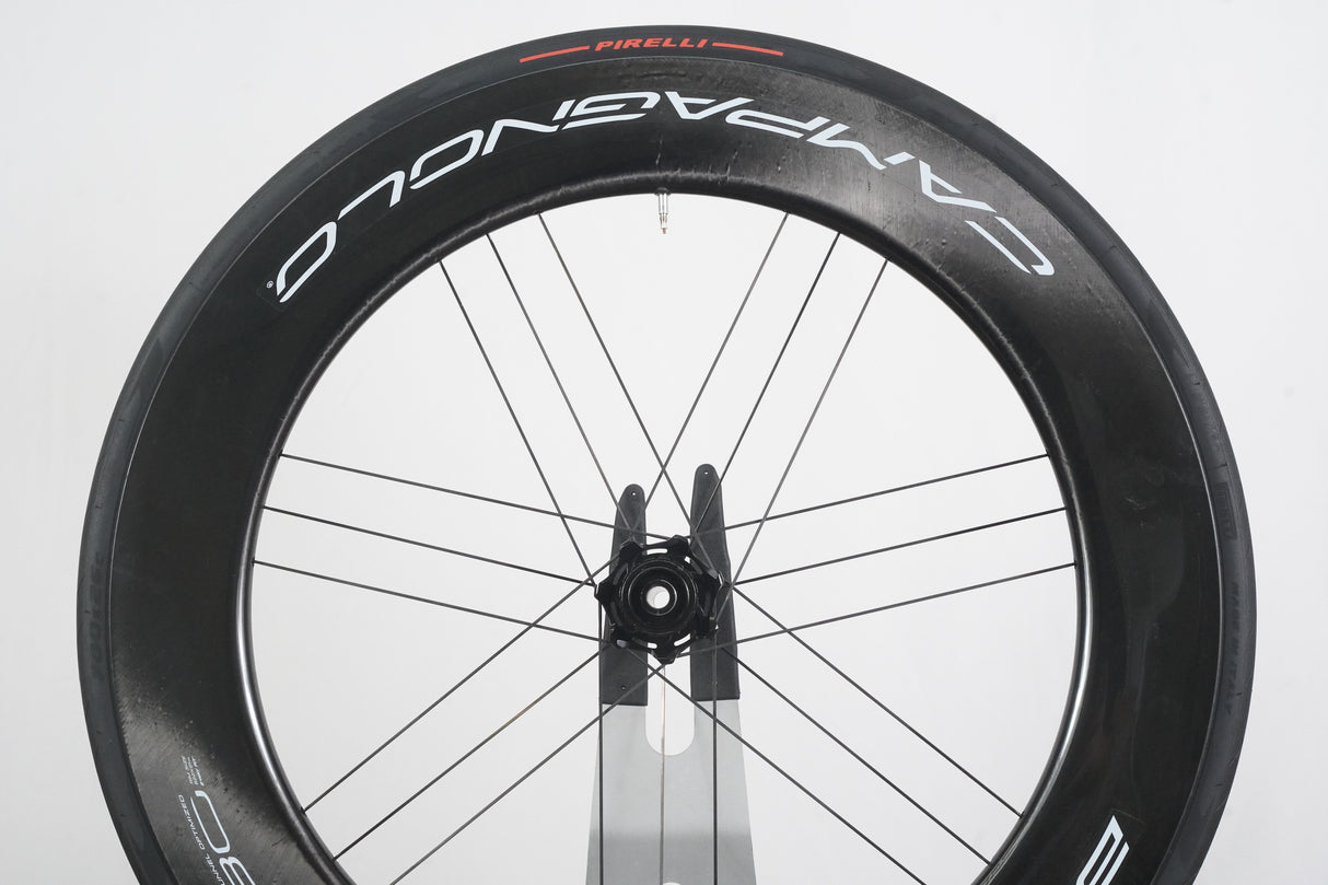FRONT Campagnolo Bora Ultra WTO 80 Carbon Tubeless Clincher Disc Brake Wheel