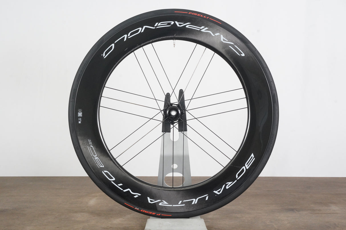 FRONT Campagnolo Bora Ultra WTO 80 Carbon Tubeless Clincher Disc Brake Wheel