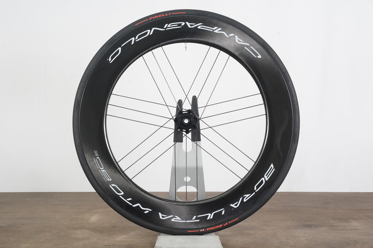 FRONT Campagnolo Bora Ultra WTO 80 Carbon Tubeless Clincher Disc Brake Wheel