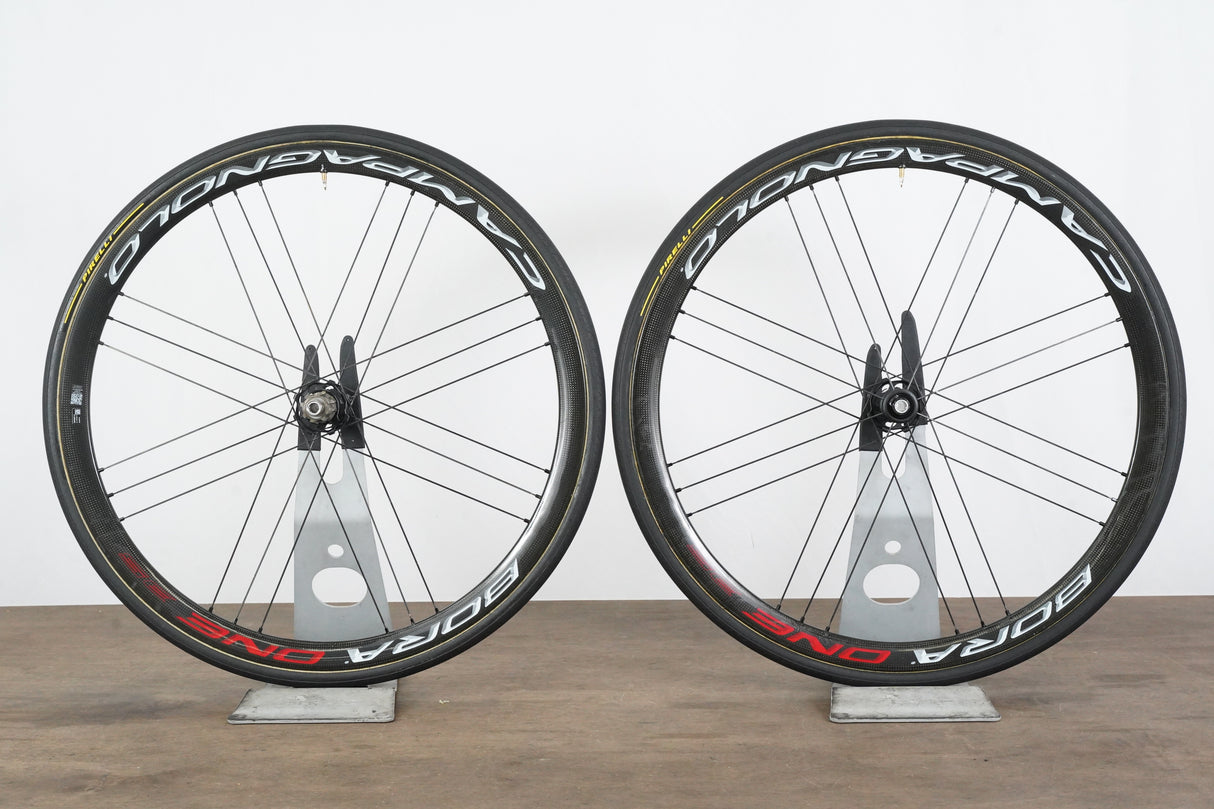 Campagnolo Bora One 35 Carbon Tubular Disc Brake Wheelset Campagnolo 11 Speed
