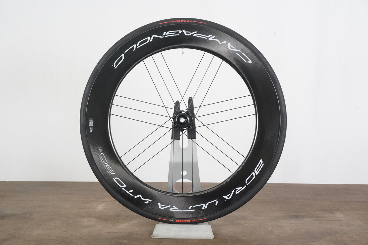 FRONT Campagnolo Bora Ultra WTO 80 Carbon Tubeless Clincher Disc Brake Wheel