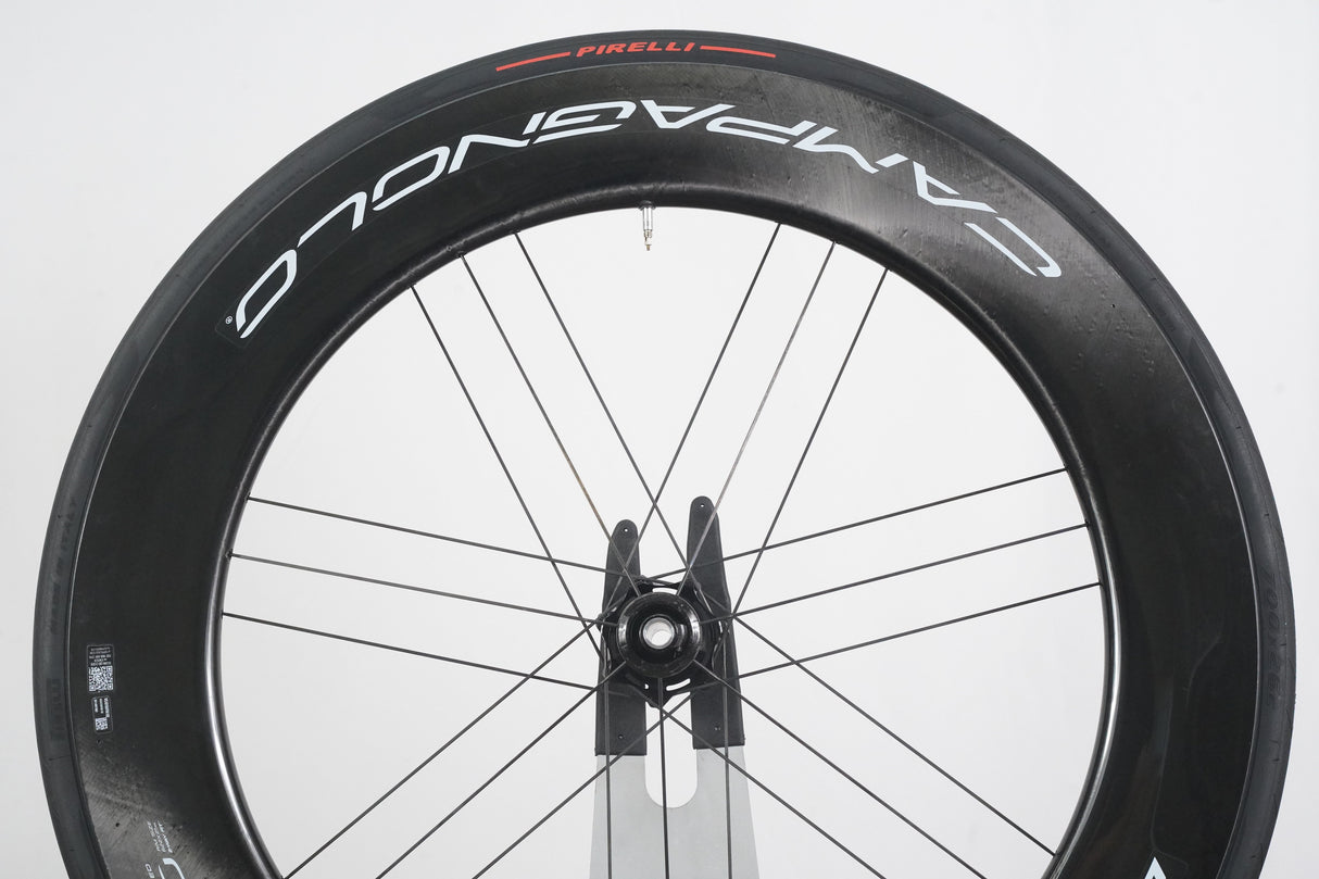 FRONT Campagnolo Bora Ultra WTO 80 Carbon Tubeless Clincher Disc Brake Wheel