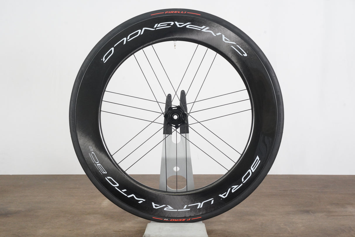 FRONT Campagnolo Bora Ultra WTO 80 Carbon Tubeless Clincher Disc Brake Wheel
