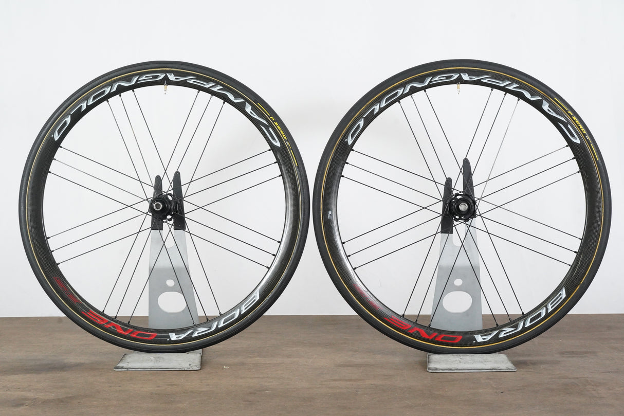 Campagnolo Bora One 35 Carbon Tubular Disc Brake Wheelset Campagnolo 11 Speed
