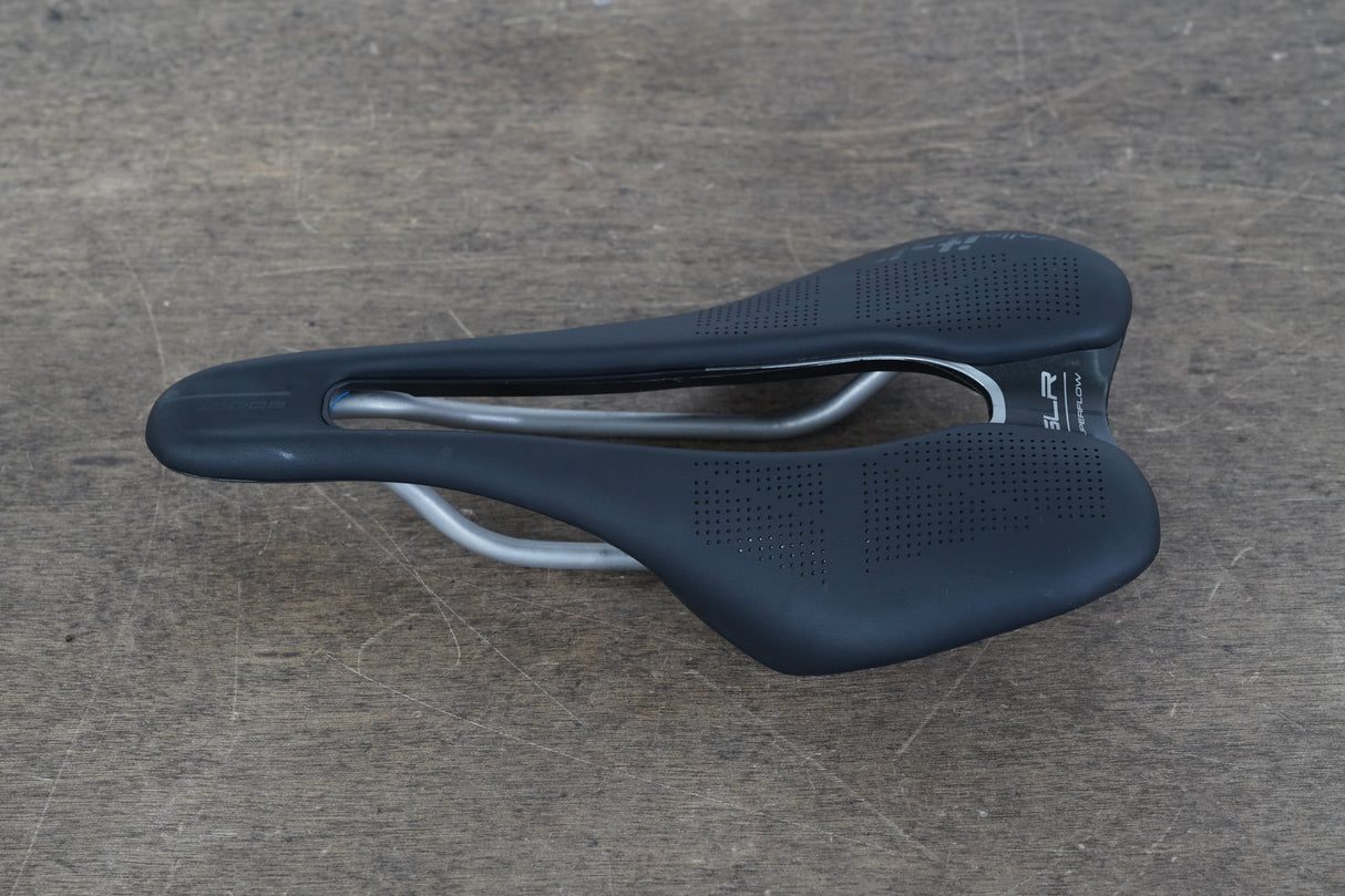 130mm Selle Italia SLR Superflow Boost Titanium Rail Road Saddle 162g