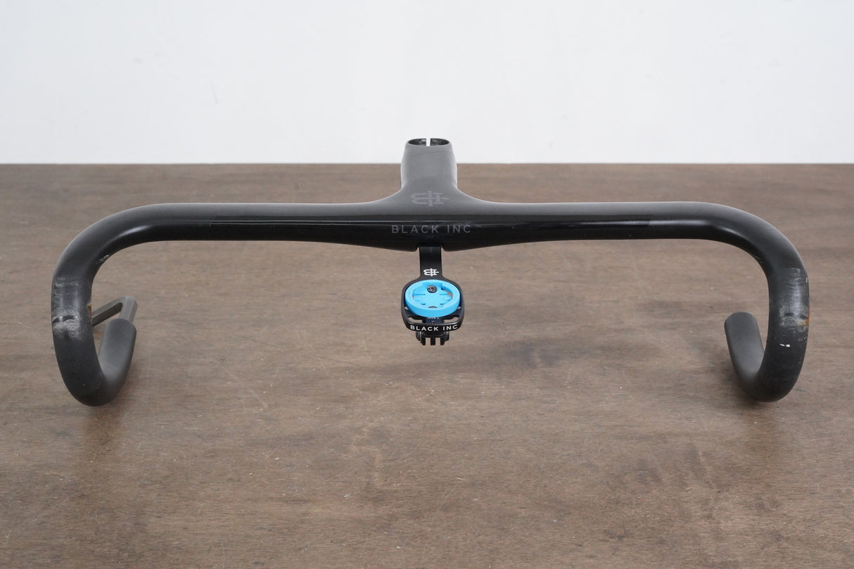 44cm 120mm -6 Degree Black Inc. Carbon Barstem Handlebar + Mount 1 1/8"