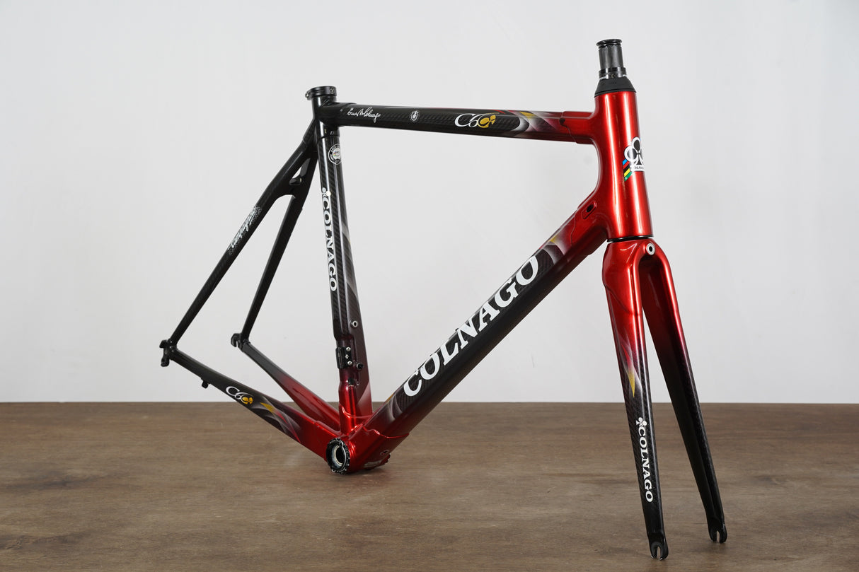 54s Colnago C60 Art Decor Carbon Rim Brake Road Frameset