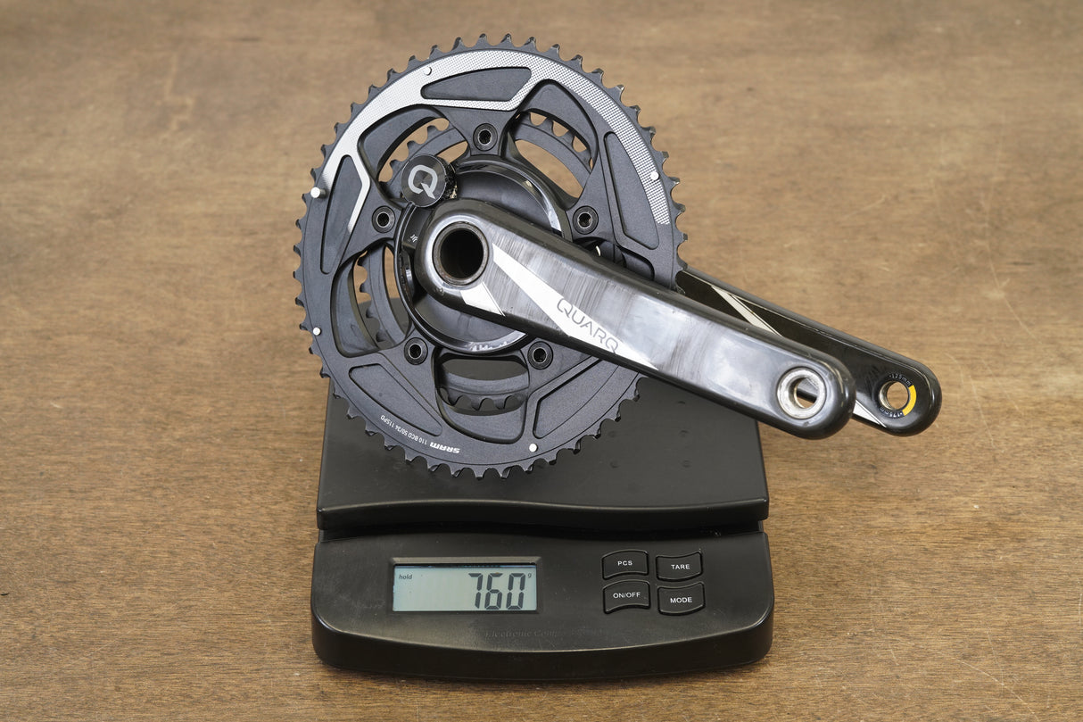 175mm 50/34T GXP Quarq DZero Power Meter Road Crankset 760g
