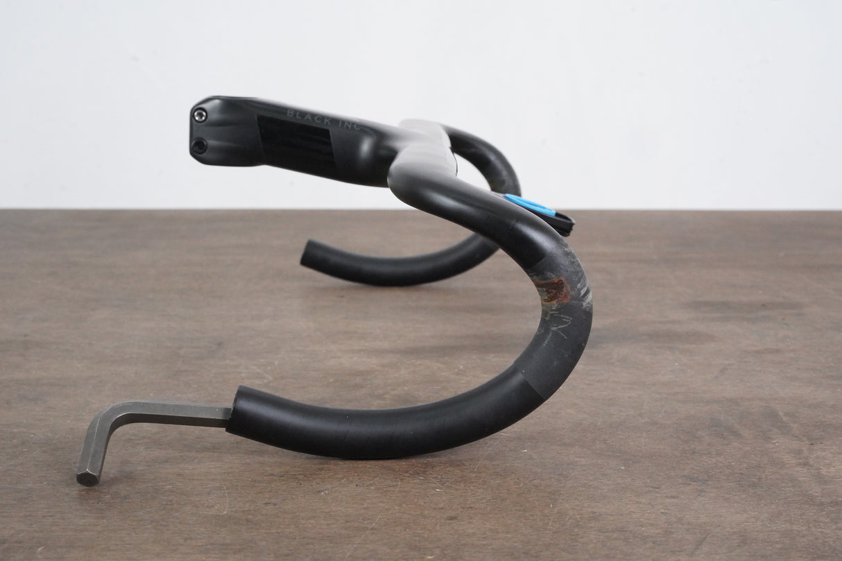 44cm 120mm -6 Degree Black Inc. Carbon Barstem Handlebar + Mount 1 1/8"