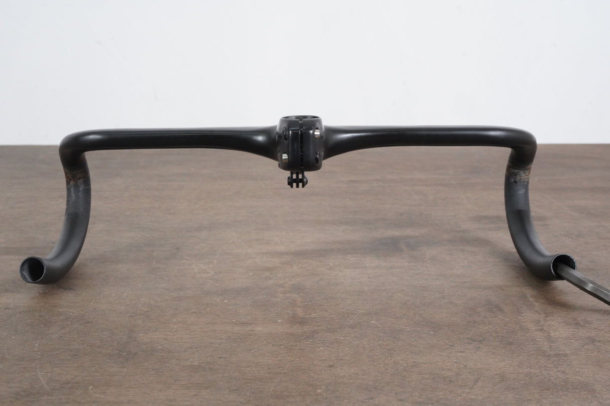 44cm 120mm -6 Degree Black Inc. Carbon Barstem Handlebar + Mount 1 1/8"