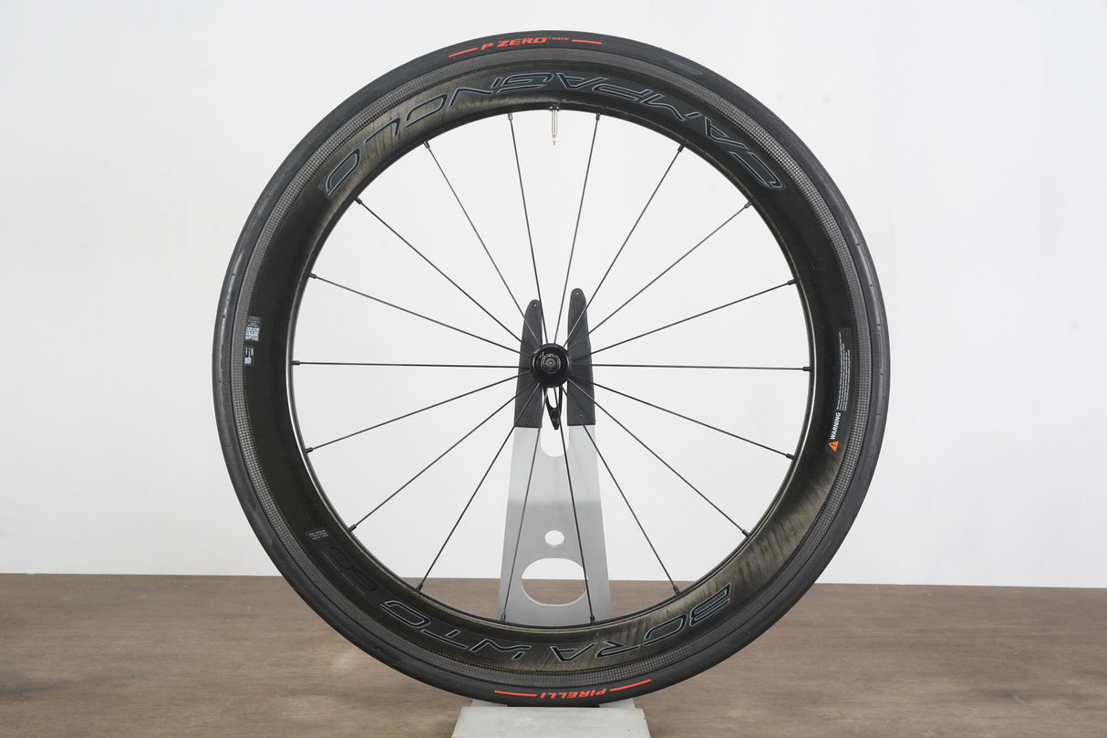 FRONT Campagnolo Bora WTO 60 Carbon Tubeless Clincher Rim Brake Wheel