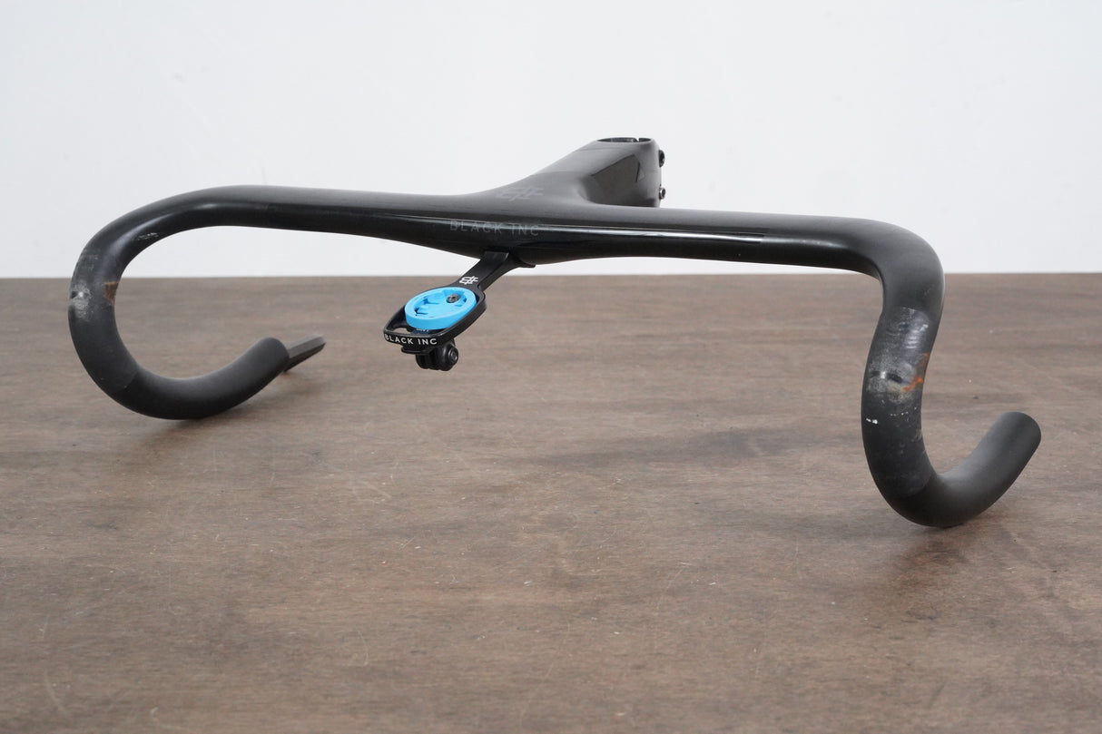 44cm 120mm -6 Degree Black Inc. Carbon Barstem Handlebar + Mount 1 1/8"