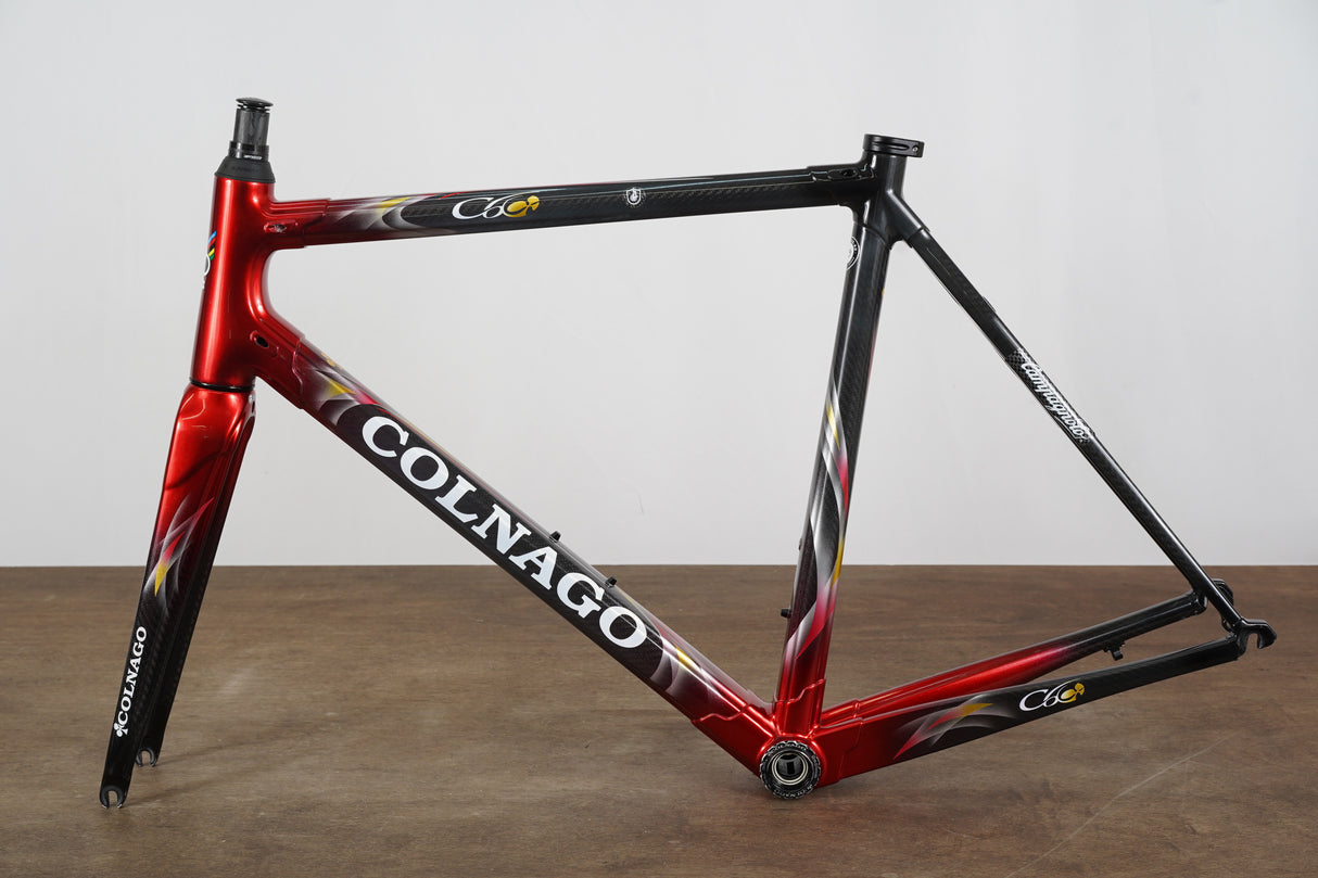 54s Colnago C60 Art Decor Carbon Rim Brake Road Frameset