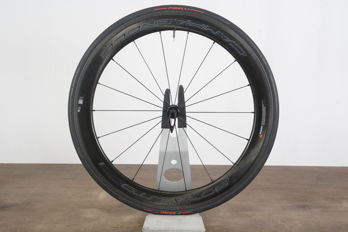 FRONT Campagnolo Bora WTO 60 Carbon Tubeless Clincher Rim Brake Wheel