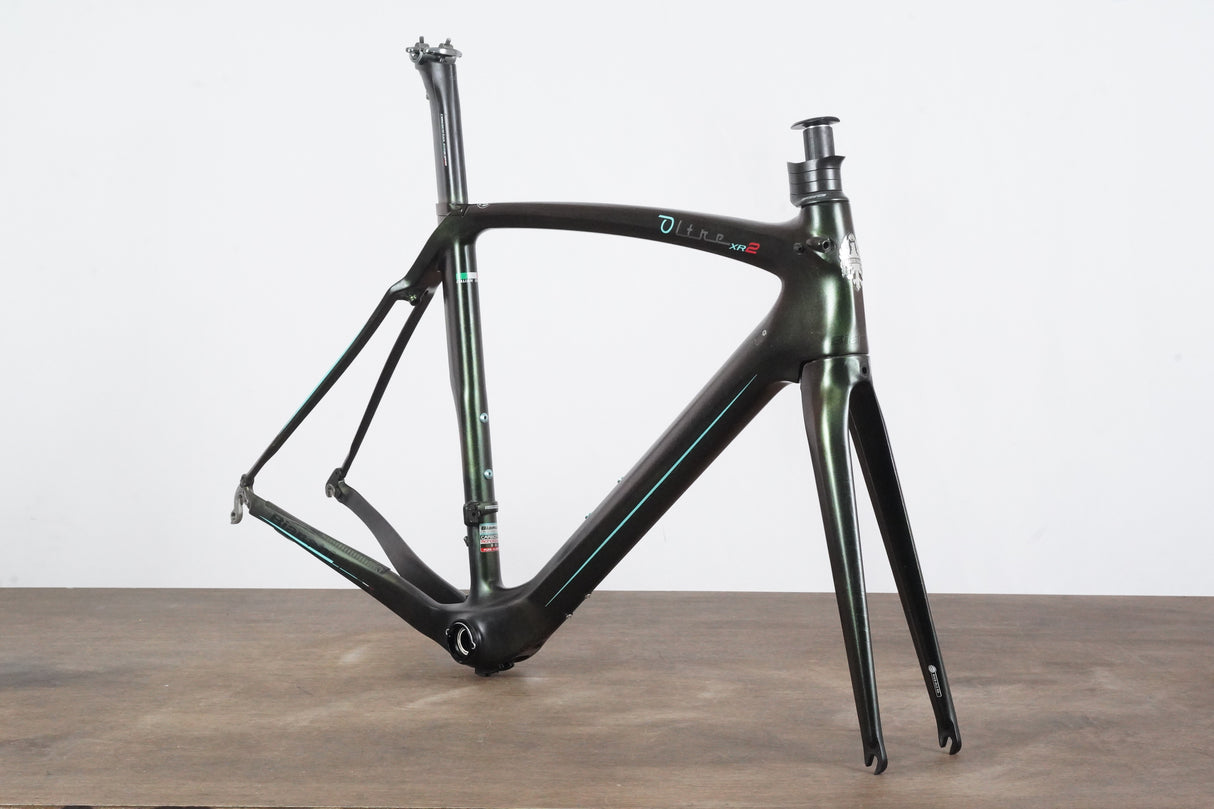 55cm Bianchi Oltre XR2 Carbon Rim Brake Road Frameset *Custom Painted*