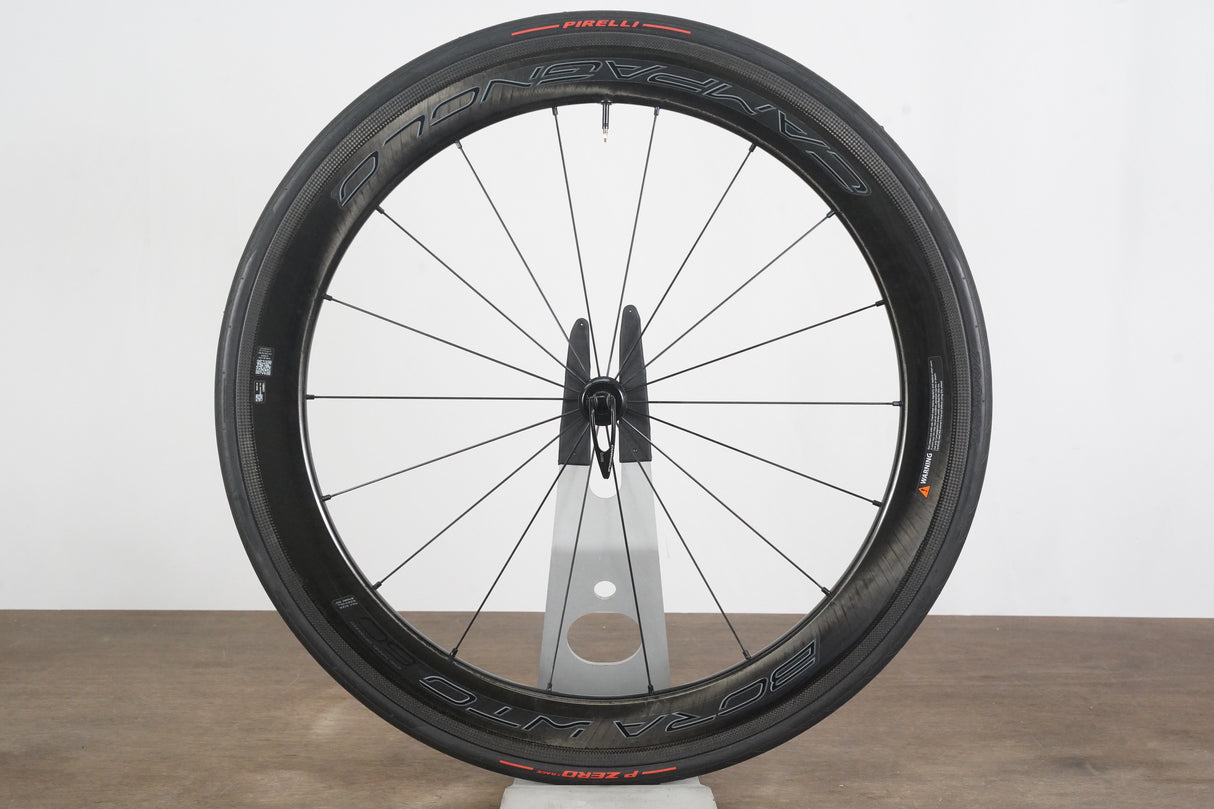 FRONT Campagnolo Bora WTO 60 Carbon Tubeless Clincher Rim Brake Wheel