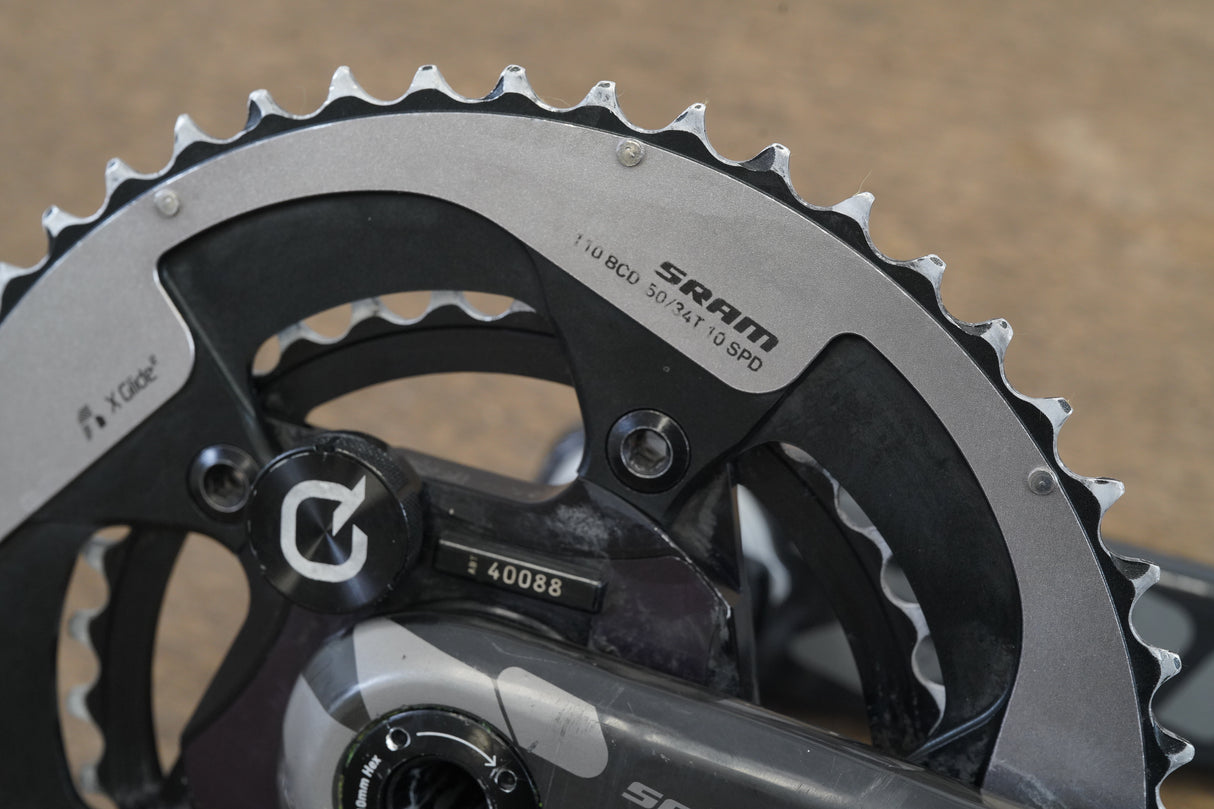 172.5mm 50/34T BB30 SRAM Red Quarq DZero Power Meter Crankset