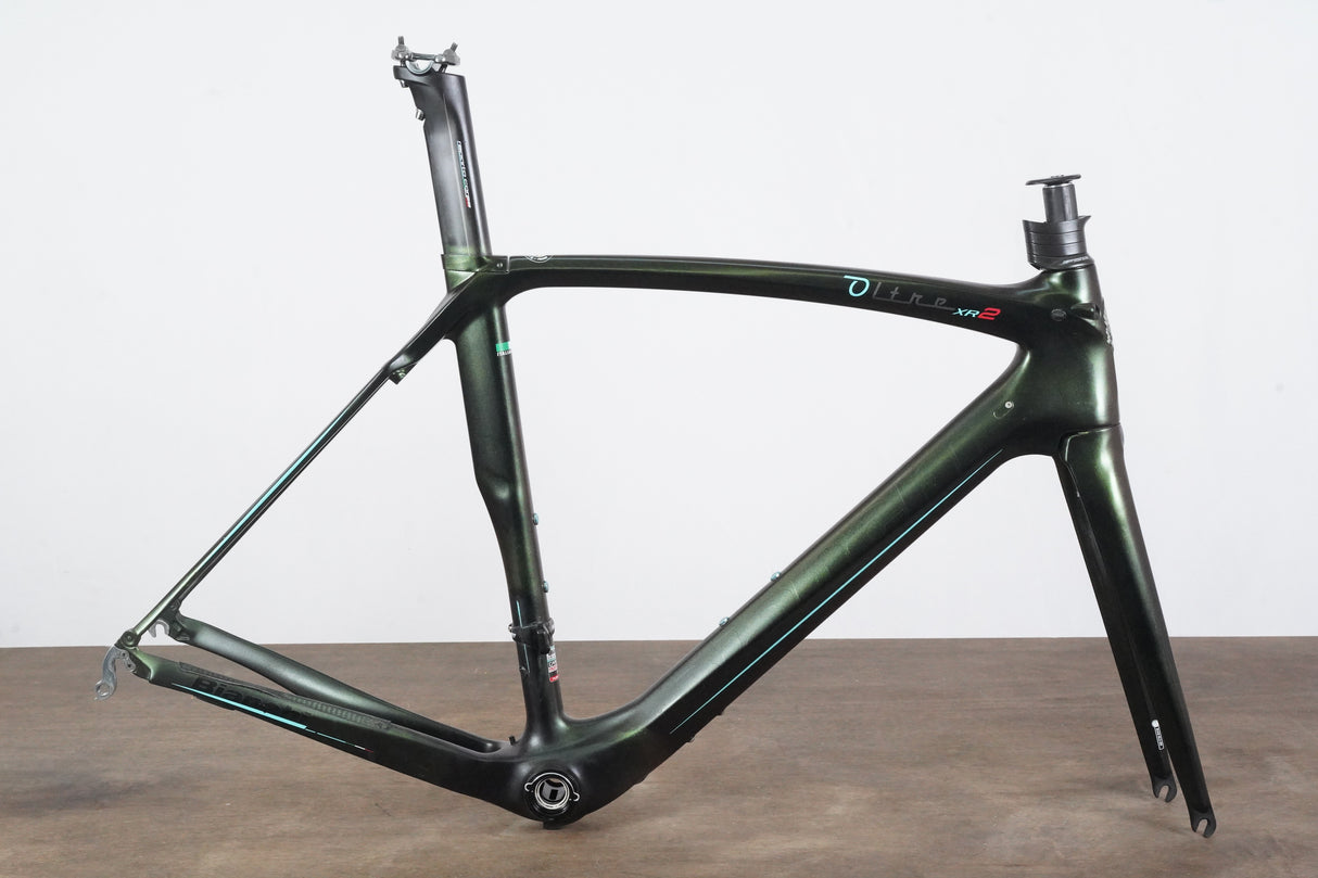 55cm Bianchi Oltre XR2 Carbon Rim Brake Road Frameset *Custom Painted*