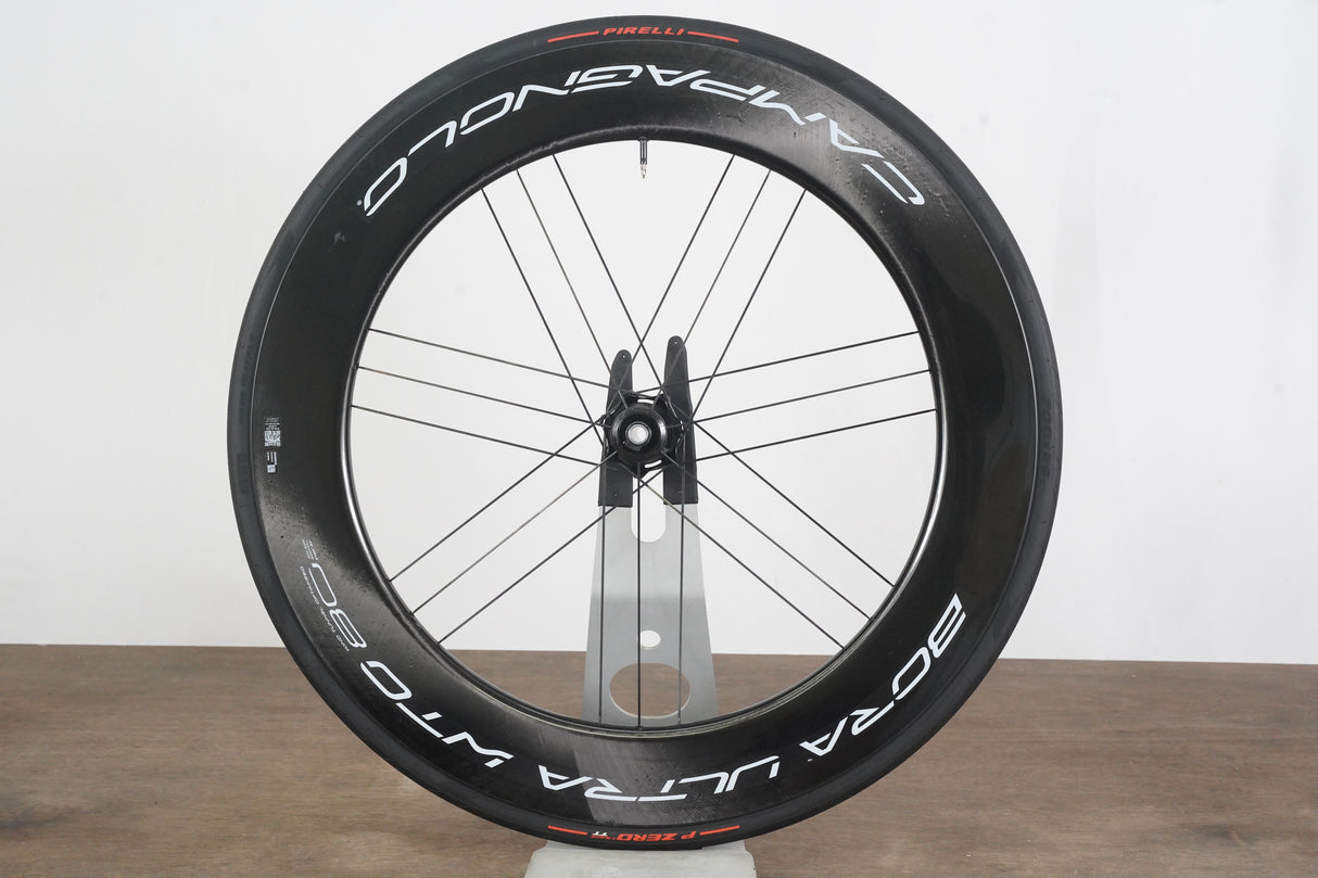 FRONT Campagnolo Bora Ultra WTO 80 Carbon Tubeless Clincher Disc Brake Wheel