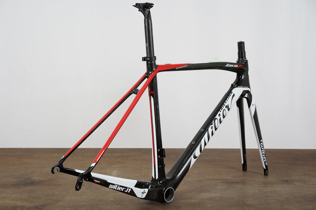 S (Small) Wilier Triestina Zero 7 Carbon Rim Brake Road Frameset Zero.7