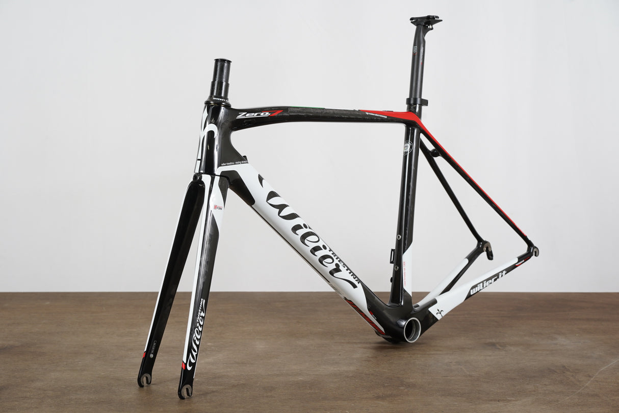 S (Small) Wilier Triestina Zero 7 Carbon Rim Brake Road Frameset Zero.7