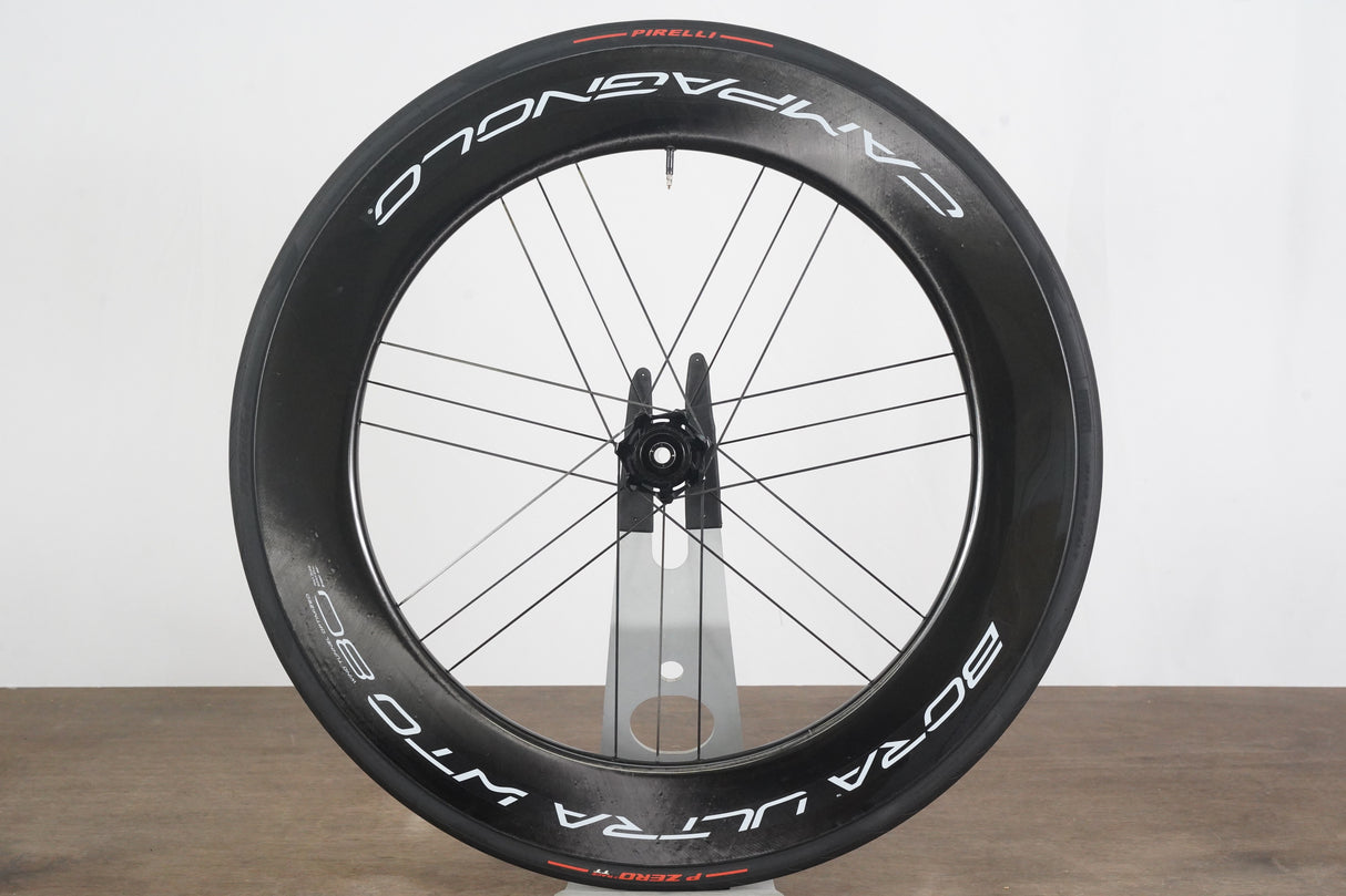 FRONT Campagnolo Bora Ultra WTO 80 Carbon Tubeless Clincher Disc Brake Wheel